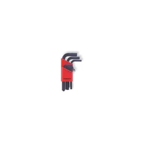 JGO. LLAVES ALLEN CORTAS DE 1/16" - 1/4"